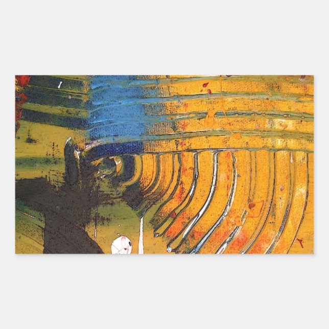 Abstract Art Sticker (Front)