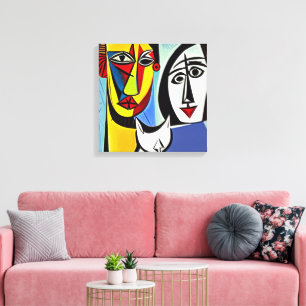 Abstract Art Stretched Canvas Print
