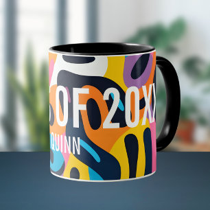 Abstract Art Student Graduation Class Of 2025 Mug
