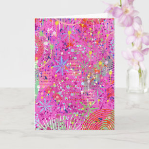 Abstract Art: Summertime Dreams Card