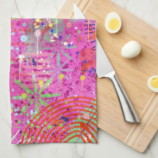 Abstract Art: Summertime Dreams Kitchen Towel