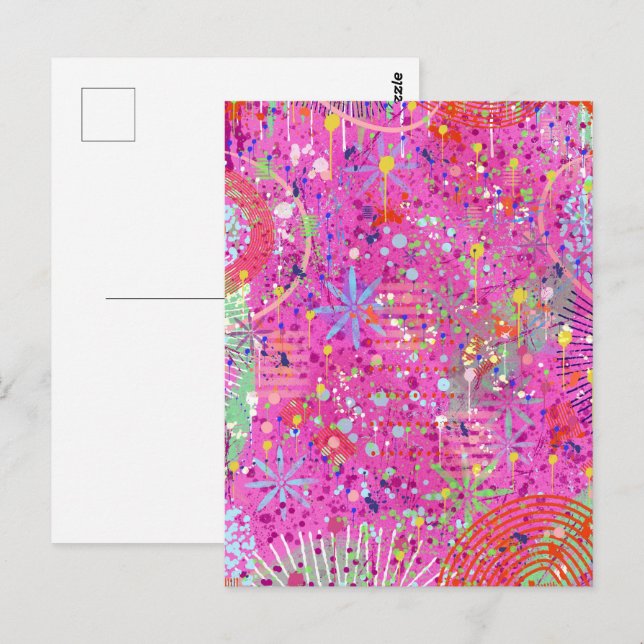 Abstract Art: Summertime Dreams Postcard (Front/Back)