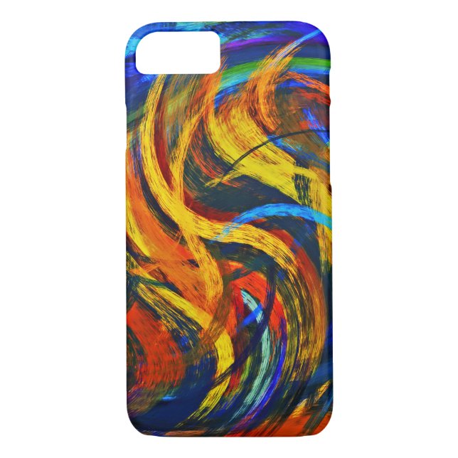 Abstract Art Swirl Colourful Paint Background #11 Case-Mate iPhone Case (Back)