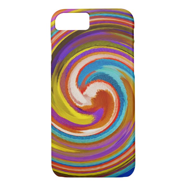 Abstract Art Swirl Colourful Paint Background #16 Case-Mate iPhone Case (Back)