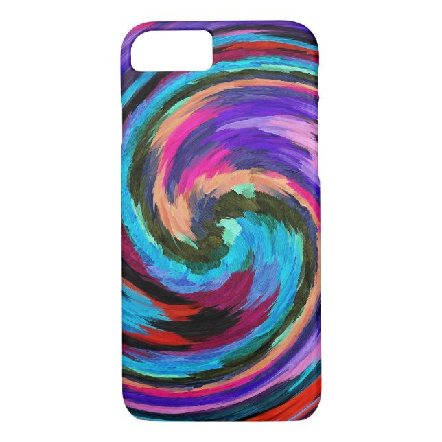 Abstract Art Swirl Colourful Paint Background #21 Case-Mate iPhone Case (Back)