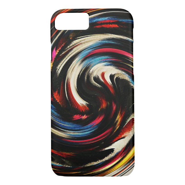 Abstract Art Swirl Colourful Paint Background #24 Case-Mate iPhone Case (Back)