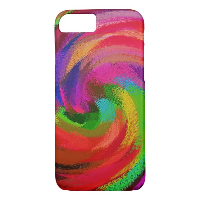 Abstract Art Swirl Colourful Paint Background #29 Case-Mate iPhone Case (Back)