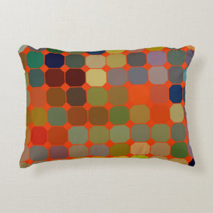 Abstract art texture. Colorful texture. Modern art Accent Pillow
