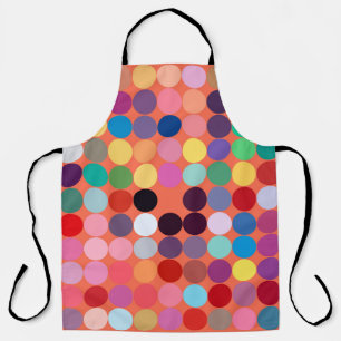 Abstract art texture. Colorful texture. Modern art Apron