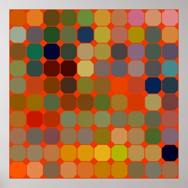 Abstract art texture. Colorful texture. Modern art Poster (Front)