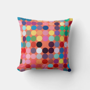 Abstract art texture. Colourful texture. Modern ar Throw Pillow