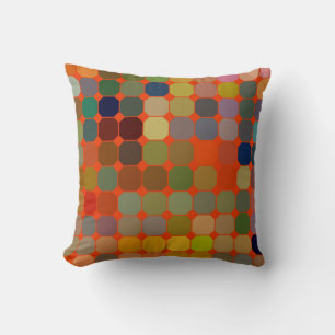 Abstract art texture. Colourful texture. Modern ar Throw Pillow