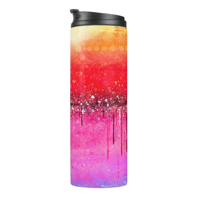 Abstract Art Thermal Tumbler (Rotated Right)