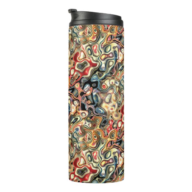 Abstract Art Thermal Tumbler (Rotated Right)