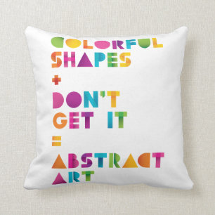Abstract Art Throw Pillow