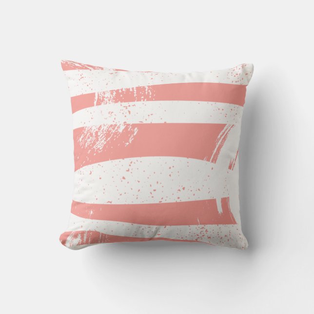 Abstract Art Throw Pillow (Front)