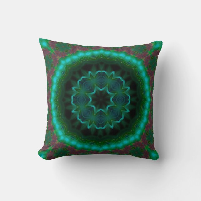 Abstract Art Throw Pillow (Front)