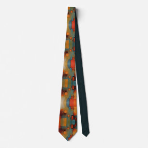 Abstract art tie