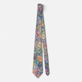 Abstract art tie