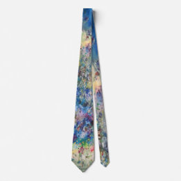 Abstract art tie