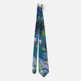 Abstract art tie