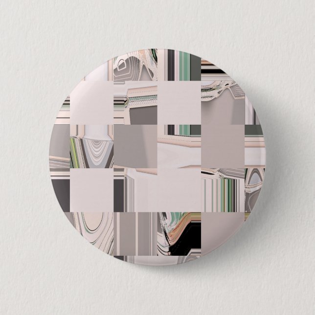 Abstract Art Tiled 2 Inch Round Button (Front)