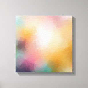 Abstract Art Trendy Colourful Elegant Modern Canvas Print