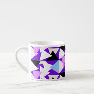 Abstract Art Triangle Pyramid Pattern Coffee Mug