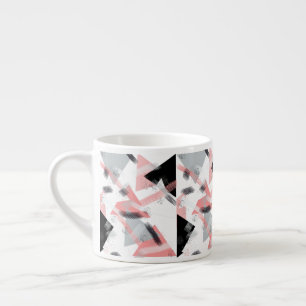 Abstract Art Triangle Pyramid Pattern Coffee Mug