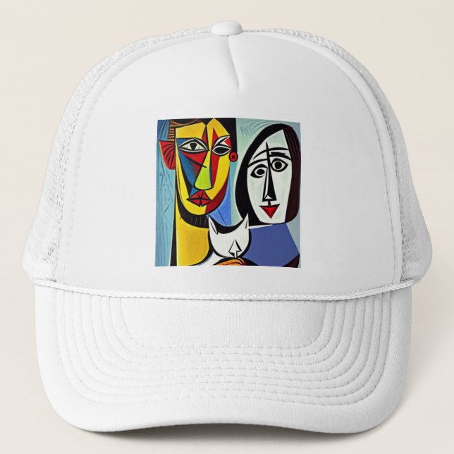 Abstract Art Trucker Hat (Front)