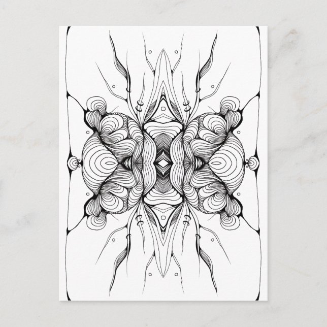 Abstract Art VIII Postcard (Front)