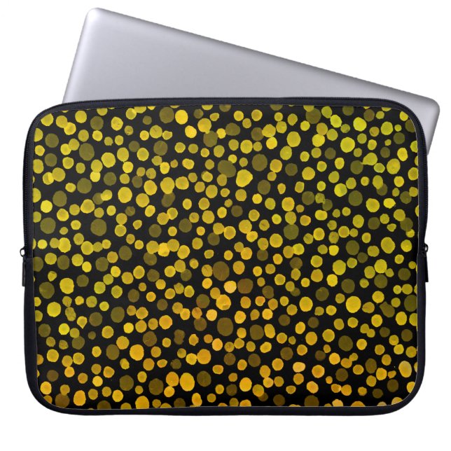 Abstract Art: Watercolor Creative Spots. Laptop Sleeve (Front)
