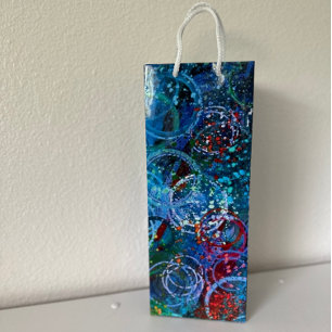  Abstract Art Wine Gift Bag