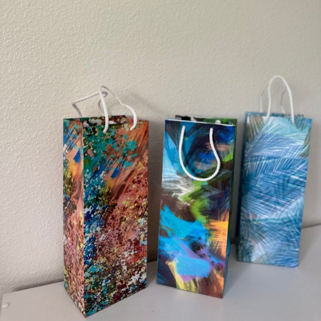  Abstract Art Wine Gift Bag (Creator Uploaded)