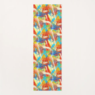 abstract art yoga mat