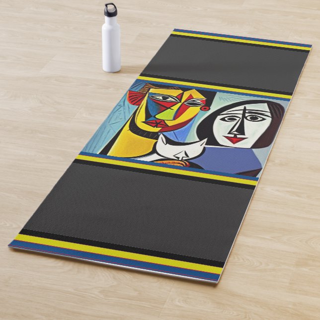 Abstract Art Yoga Mat (In Situ)