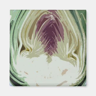 Abstract Artichoke Profile Magnet