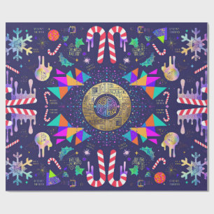 Abstract Artificial Intelligence Wrapping Paper