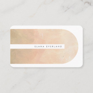 Abstract Artist Texture Shape Neutral Business Appointment Card