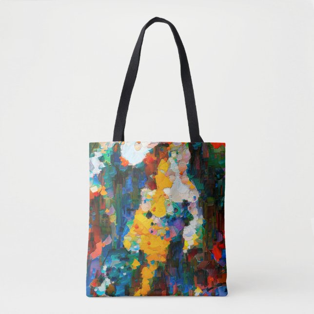 Abstract artistic background. Warm vibrant texture Tote Bag (Front)