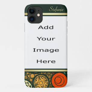 Abstract Artistic Circles Border iPhone 11 Case