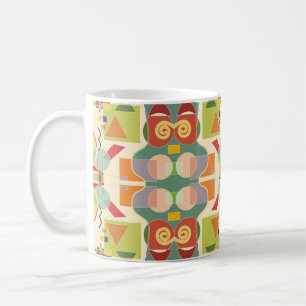 Abstract artistic geometric seamless pattern. Colo Coffee Mug