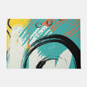 Abstract artistic pattern #illustration #abstract doormat