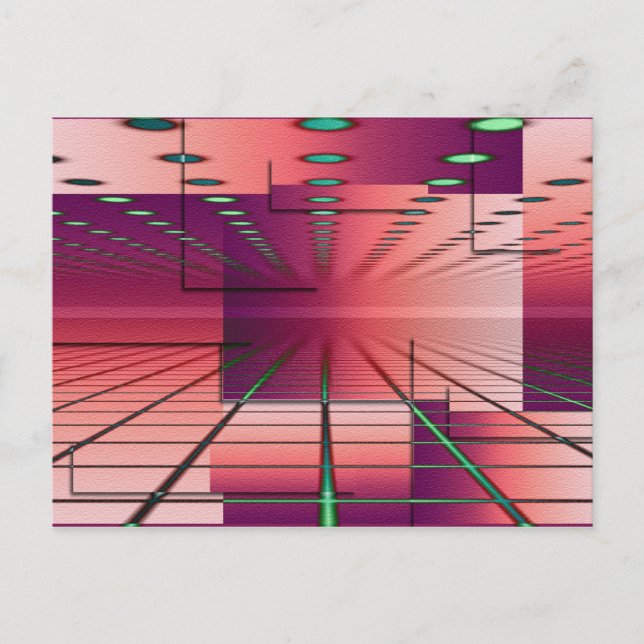 Abstract ARTs - horizon Postcard (Front)