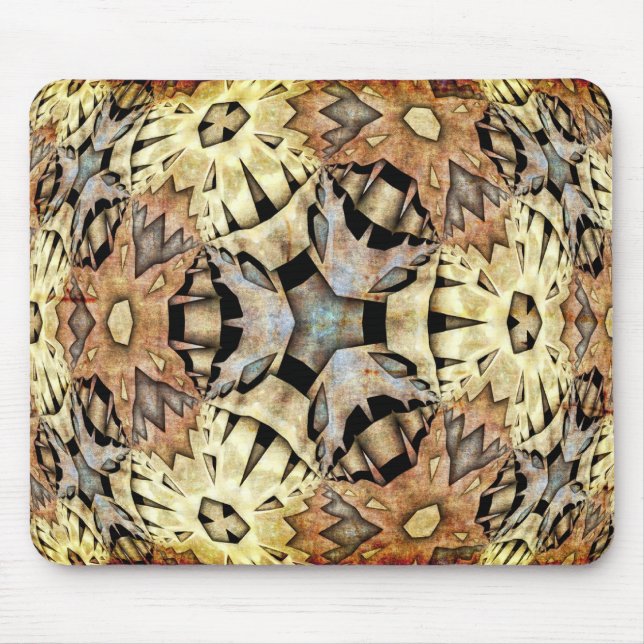 Abstract ARTs - Kaleidoscope pattern 08 Mouse Pad (Front)