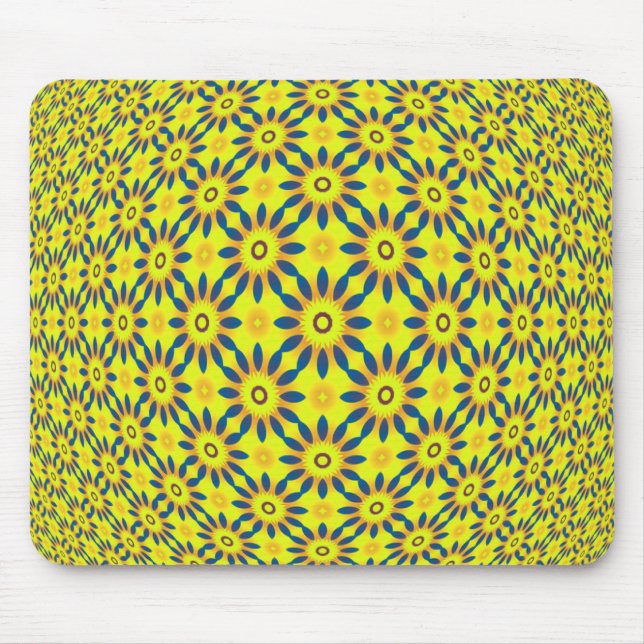 Abstract ARTs - Kaleidoscope pattern 09 Mouse Pad (Front)