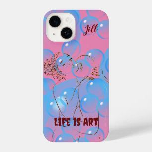 Abstract Artsy Love iPhone  iPhone 14 Case