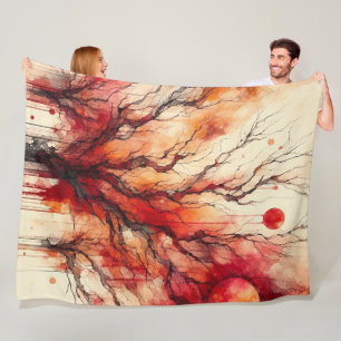 Abstract Artwork 13 -  Fleece Blanket