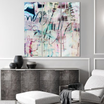  Abstract Artwork Colourful Collage Art
