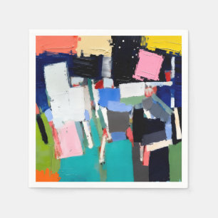Abstract Artwork Composition Napkin